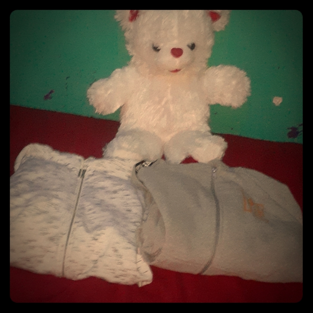 Two sweaters and the bear is free